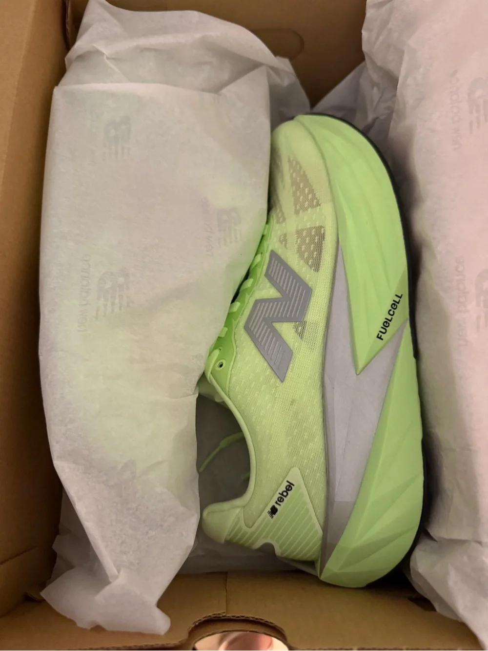 New Balance Women's Neon Green FuelCell Rebel v5